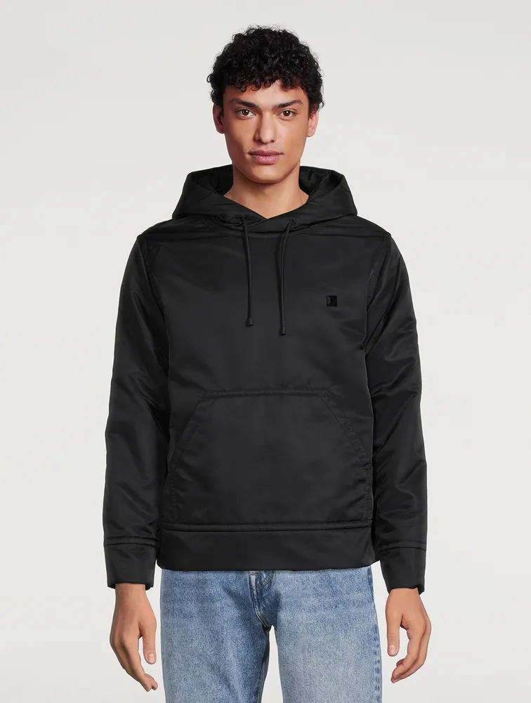 Nylon Drawstring Hoodie