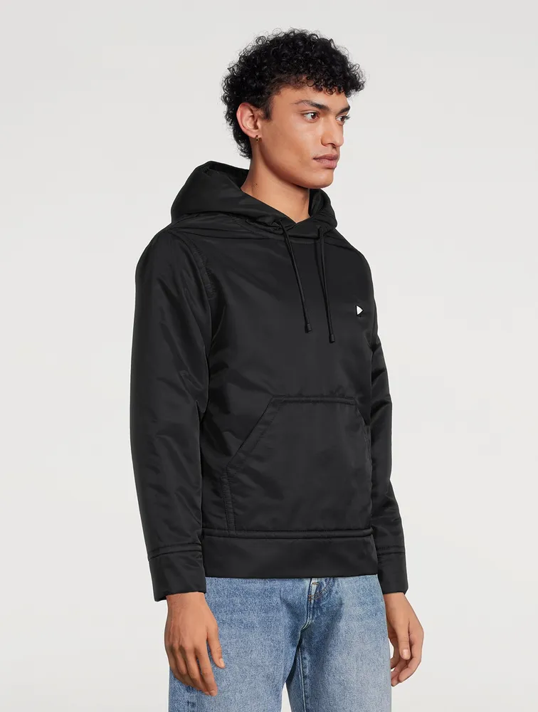 Nylon Drawstring Hoodie