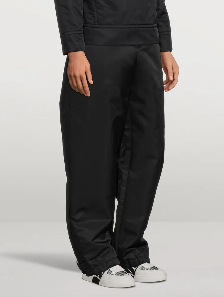 VALENTINO Nylon Cargo Pants With Stud Detail