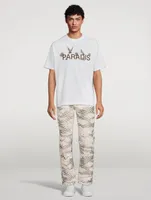 Cloudy Monogram Straight-Leg Jeans