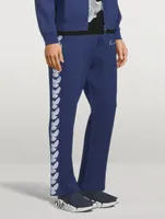 Embroidered Birds Sweatpants