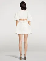 Psychedelia Cut-Out Mini Dress