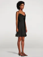 Bias-Cut Satin Slip Dress