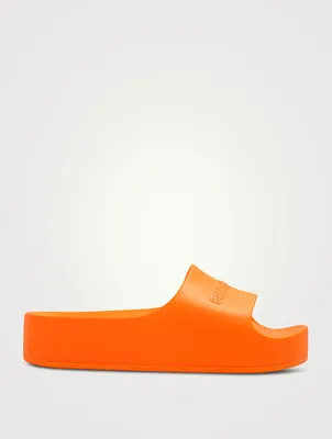 Chunky Flatform Slide Sandals