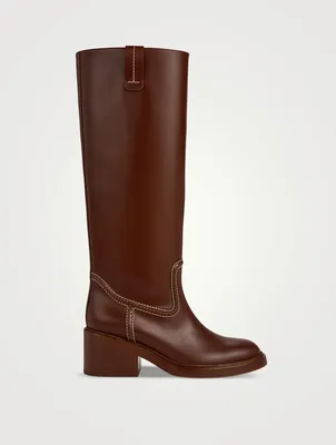 Mallo Leather Knee-High Boots