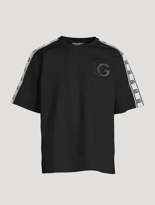 Technical Jersey T-Shirt With Logo Band