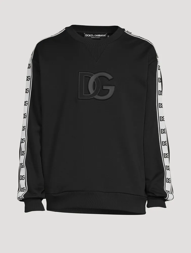 Embossed DG Logo Sweatshirt With Bands