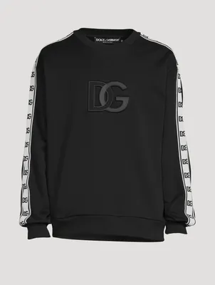 Embossed DG Logo Sweatshirt With Bands