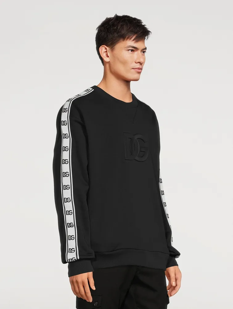 Embossed DG Logo Sweatshirt With Bands