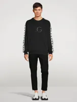 Embossed DG Logo Sweatshirt With Bands