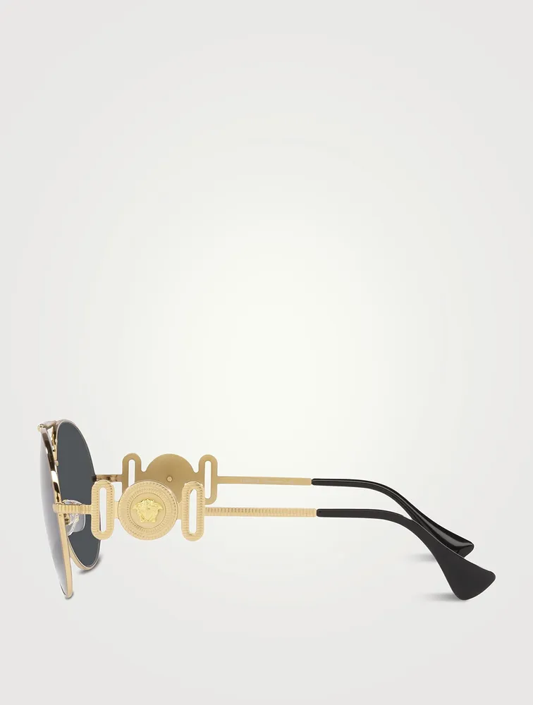 Medusa Biggie Aviator Sunglasses