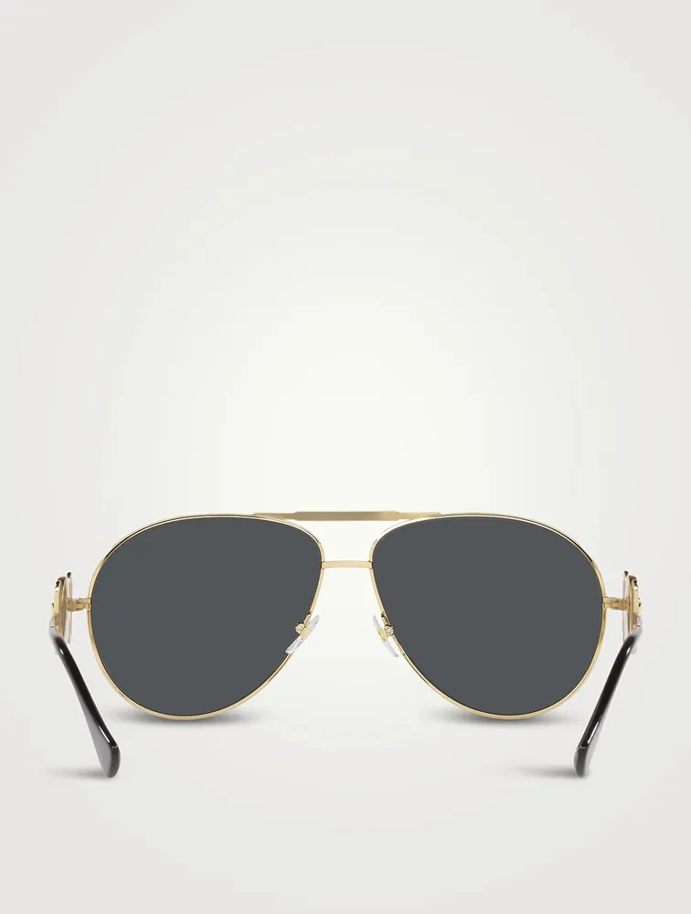 Medusa Biggie Aviator Sunglasses