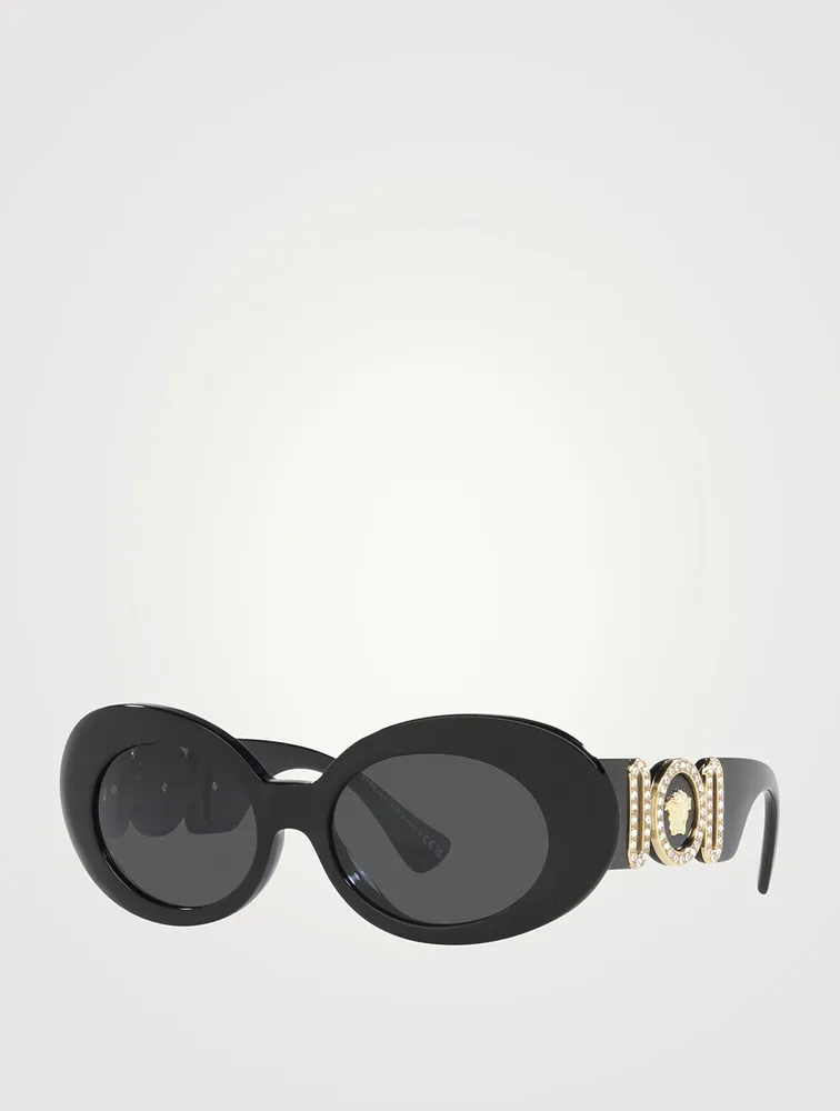 Maxi Medusa Biggie Oval Sunglasses