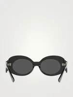 Maxi Medusa Biggie Oval Sunglasses