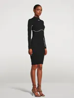 Long-Sleeve Mini Dress