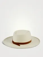 Val Diamond Wool Boater Hat