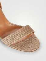 Sundance Metallic Leather Sandals