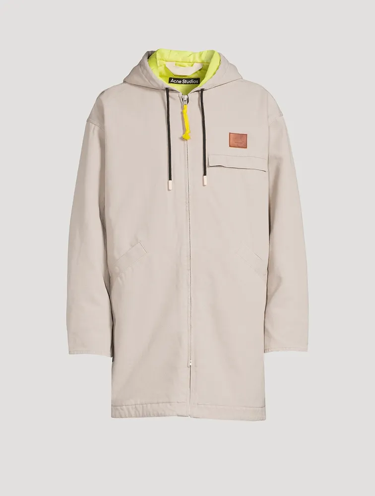 Cotton Padded Parka With Hood