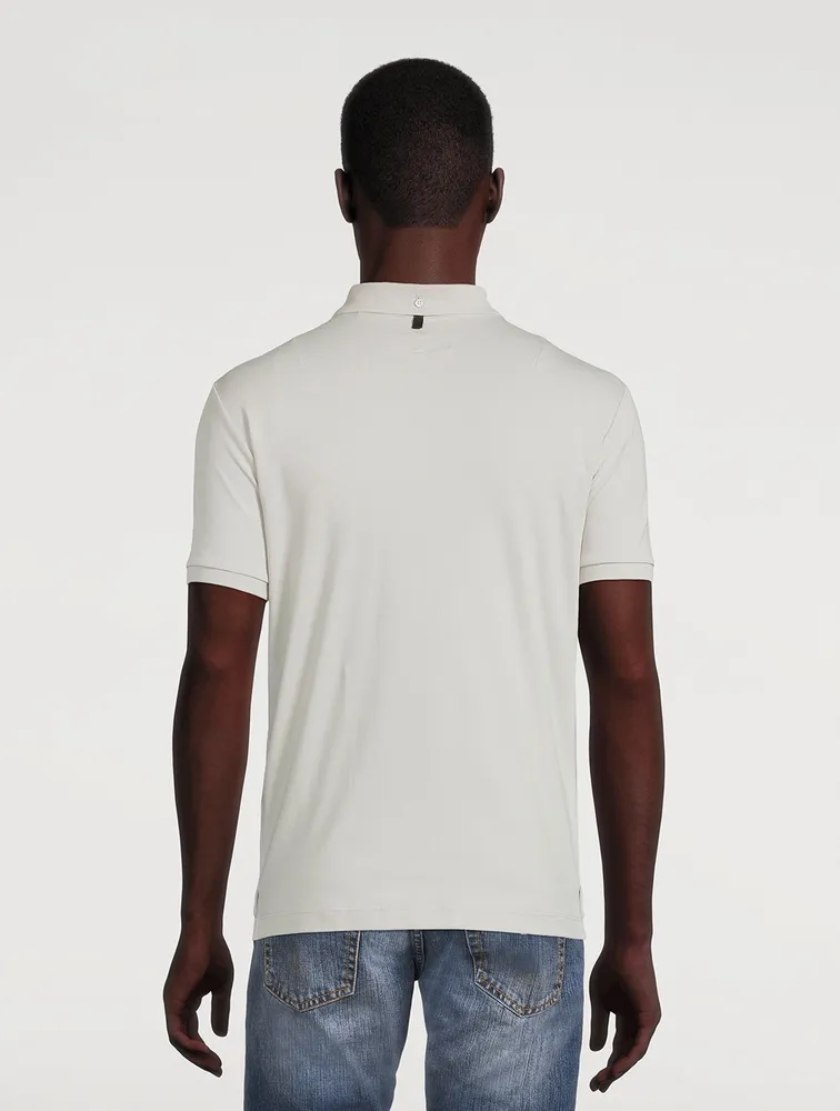 Interlock Cotton Slim-Fit Polo Shirt