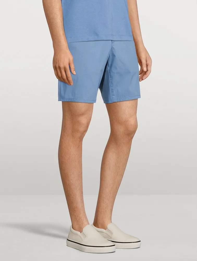 Perry Cotton Paperweight Slim-Fit Chino Shorts