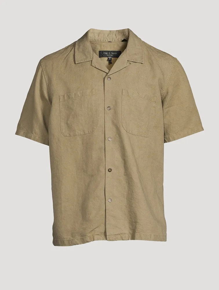 Avery Linen Relaxed-Fit Shirt