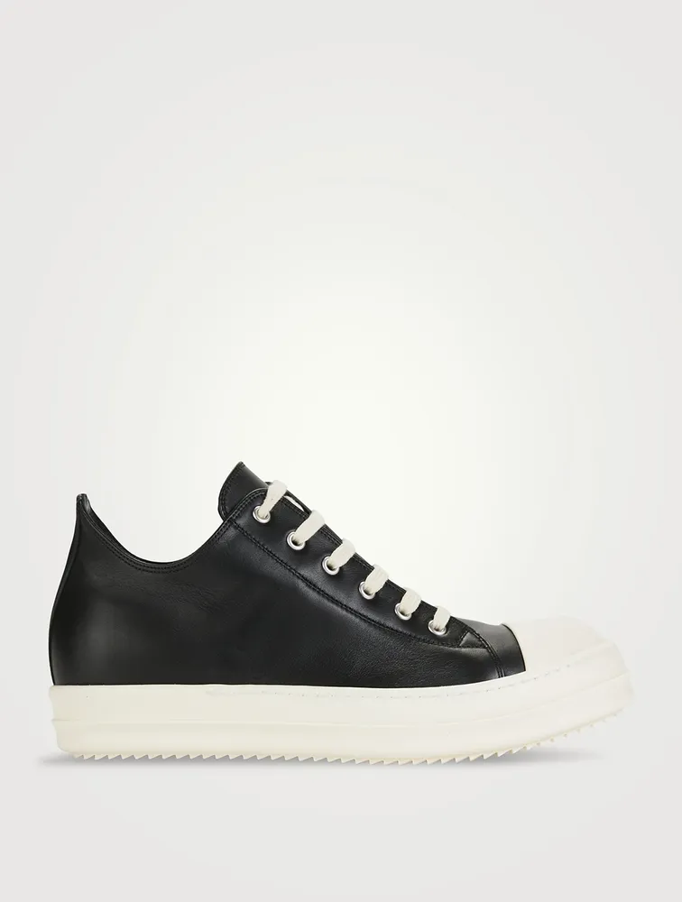 Strobe Leather Low-Top Sneakers