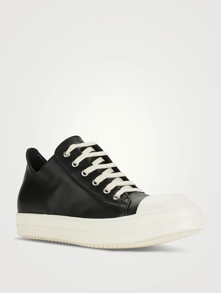 Strobe Leather Low-Top Sneakers