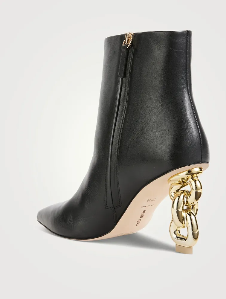 Zelma Leather Ankle Boots
