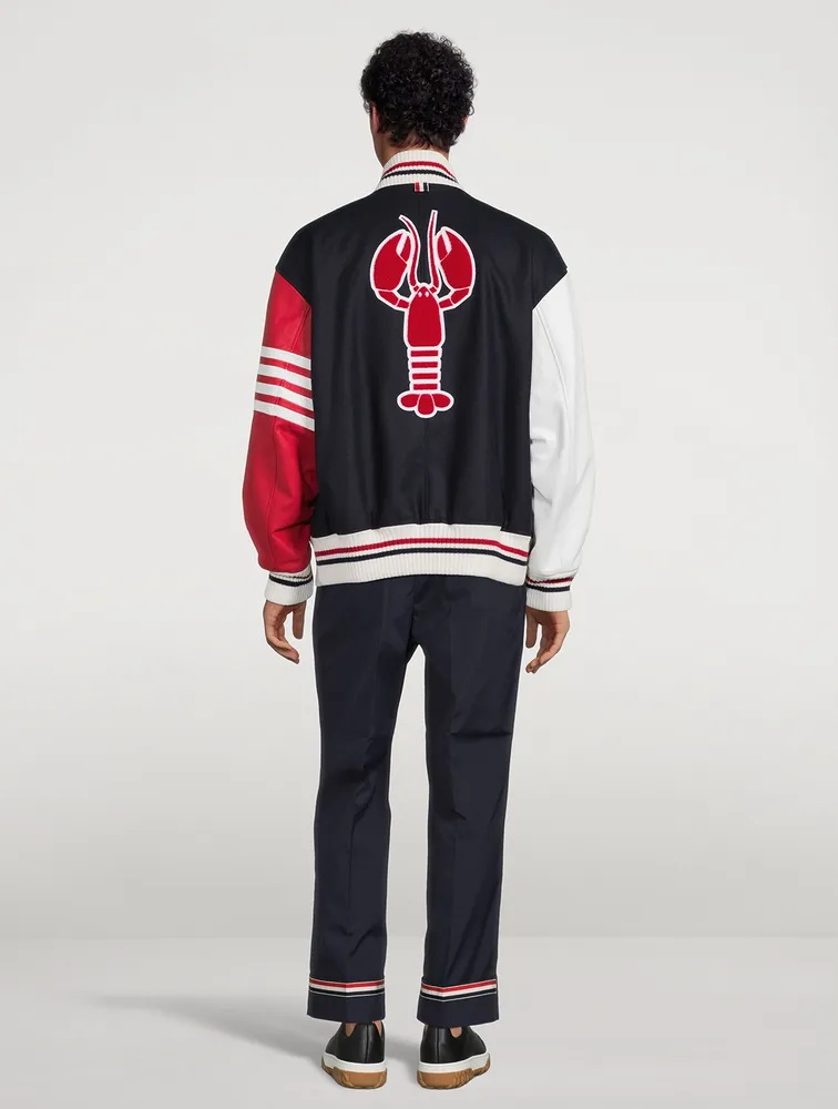 Funmix Wool Oversized Jacket With Patch