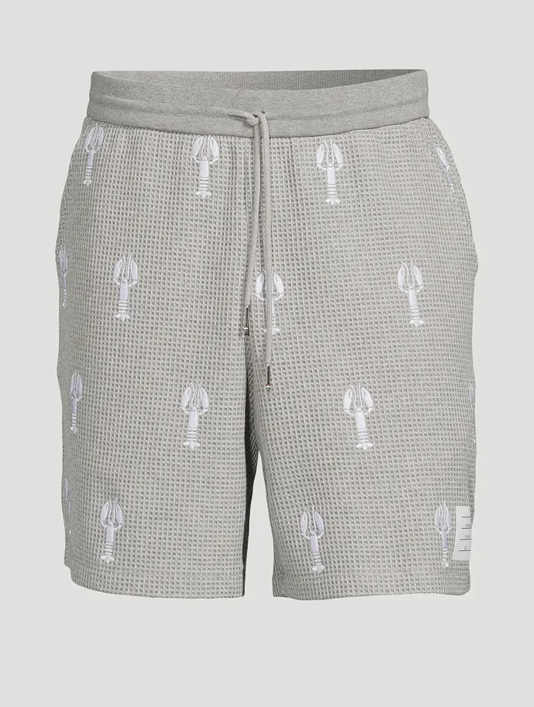 Lobster Mid-Thigh Summer Shorts