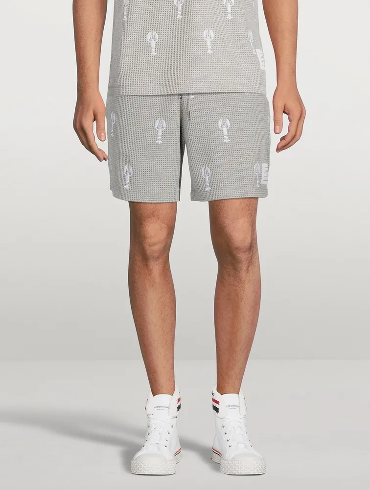 Lobster Mid-Thigh Summer Shorts