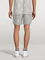 Lobster Mid-Thigh Summer Shorts