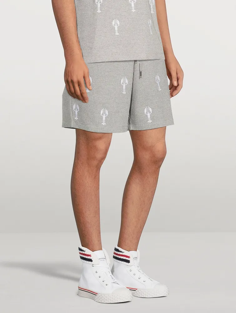 Lobster Mid-Thigh Summer Shorts