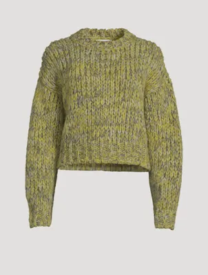 Marl Cropped Sweater
