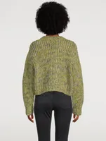 Marl Cropped Sweater