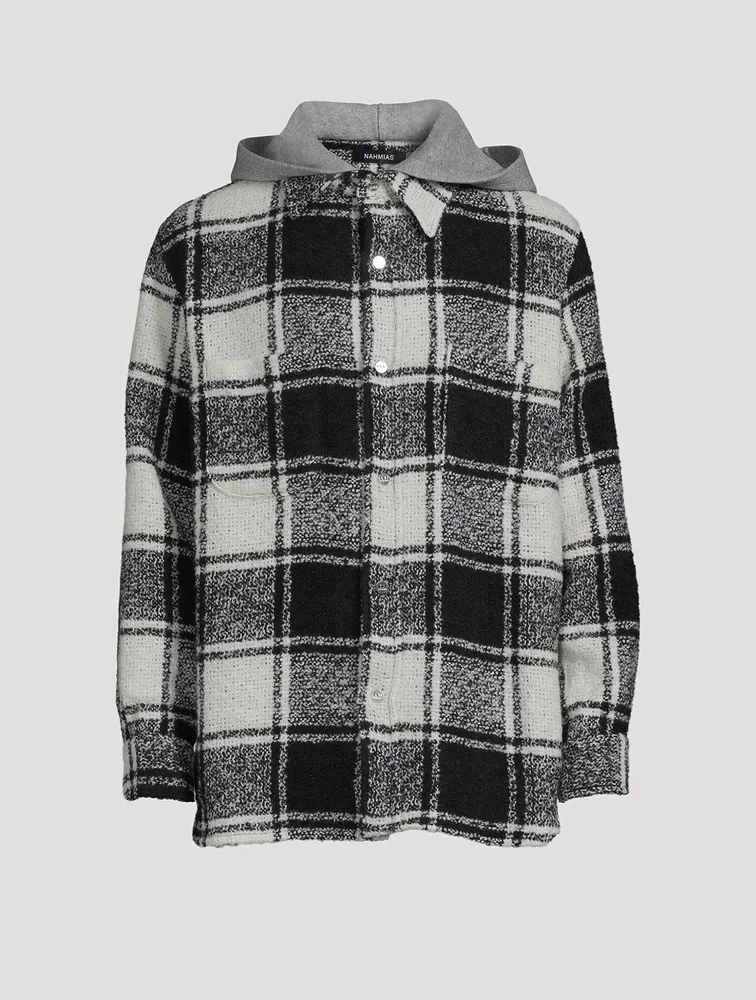 Wool Flannel Hoodie