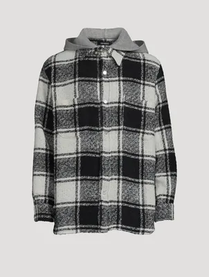 Wool Flannel Hoodie
