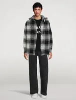 Wool Flannel Hoodie