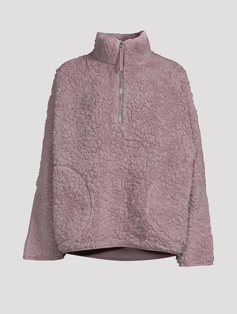 Teddy Half-Zip Sweatshirt