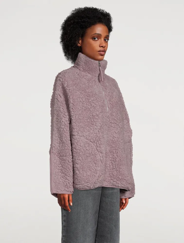 Teddy Half-Zip Sweatshirt