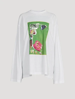 Long-Sleeve T-Shirt In Digital Print
