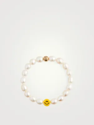 Pearl Smiley Bracelet