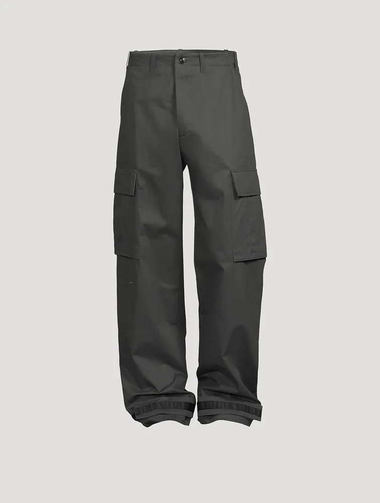 Cotton Stretch Cargo Pants