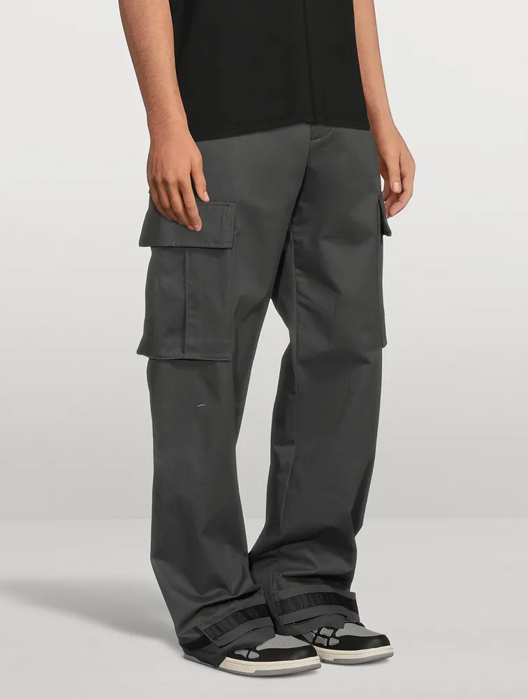 Cotton Stretch Cargo Pants