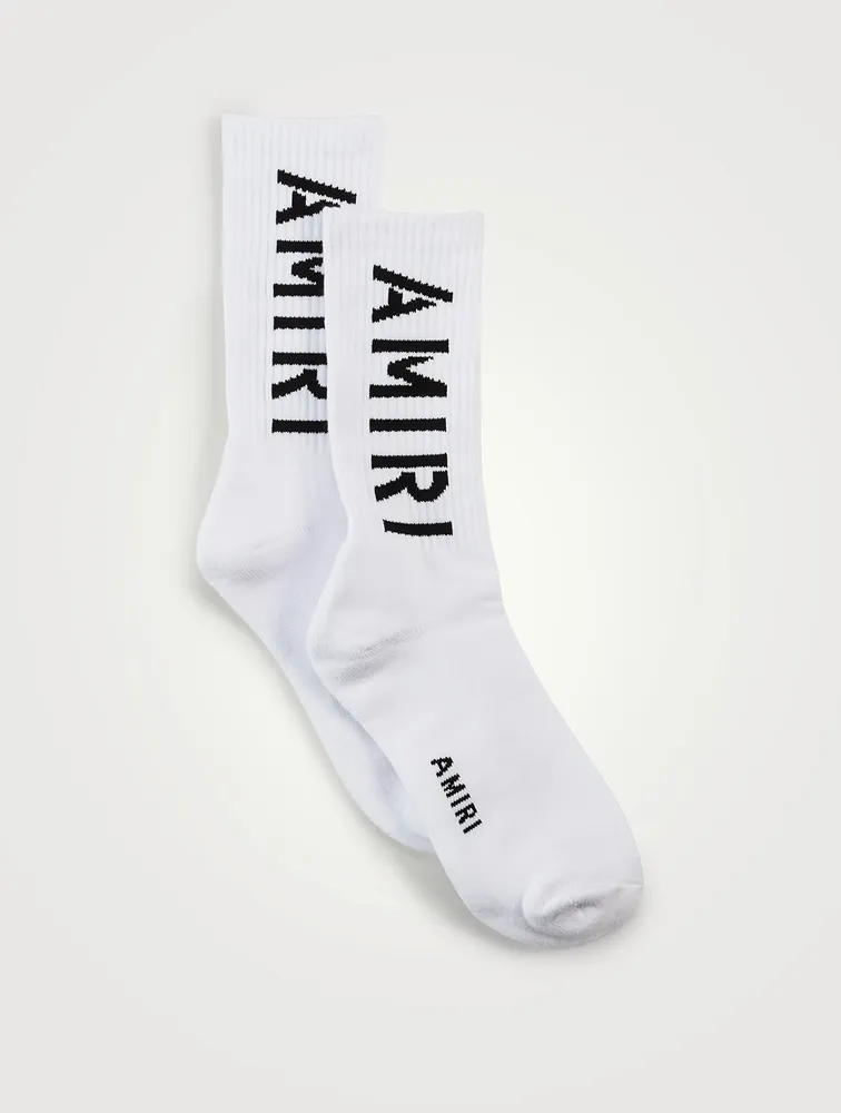 Stencil Logo Socks