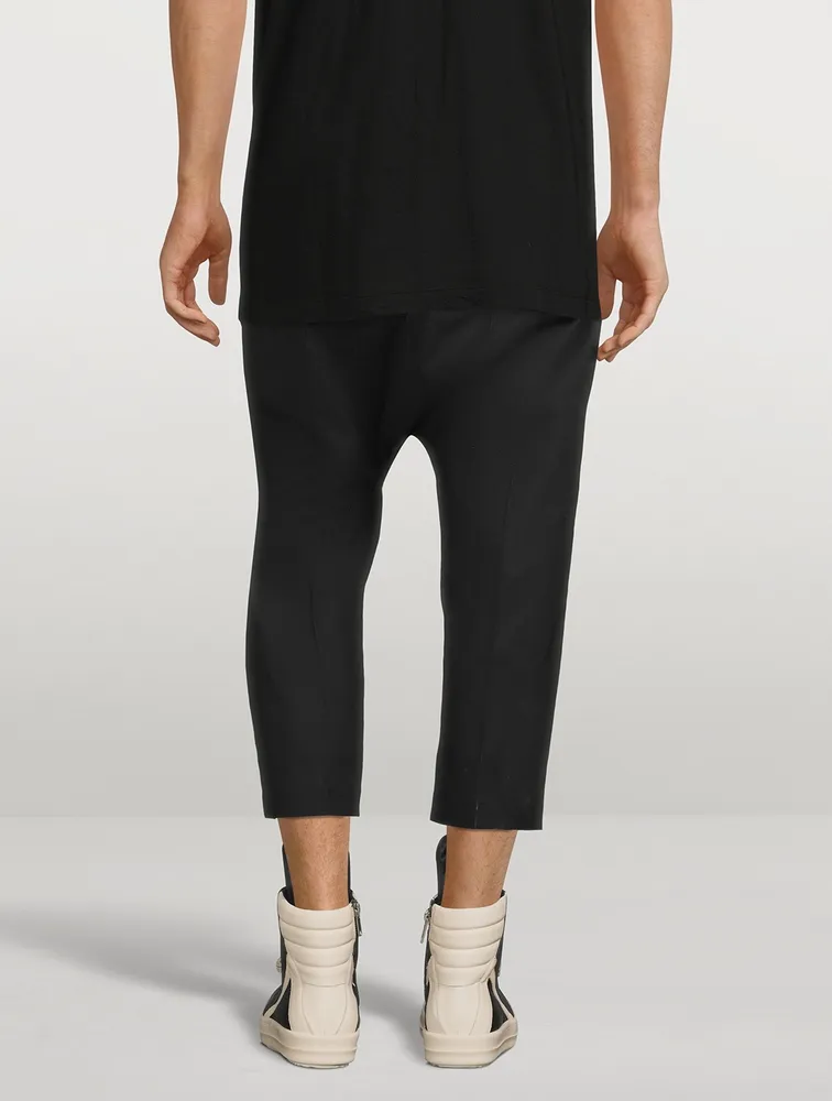 Drawstring Cropped Pants