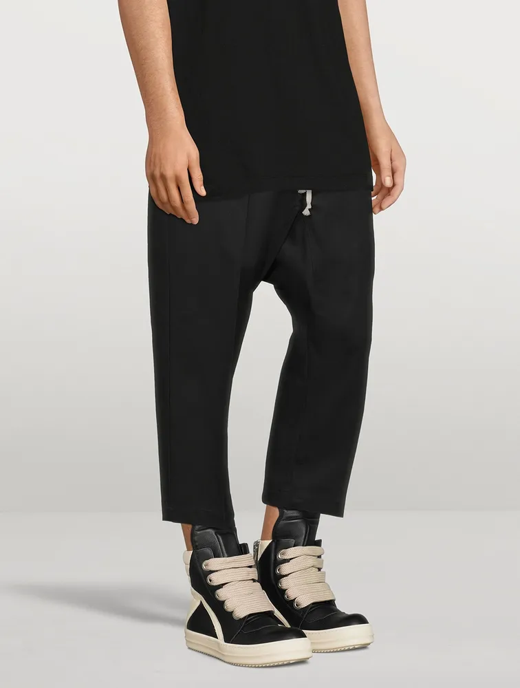 Drawstring Cropped Pants