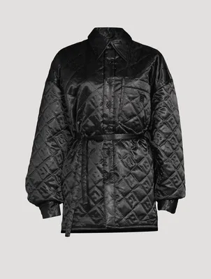Quilted Satin Jacket