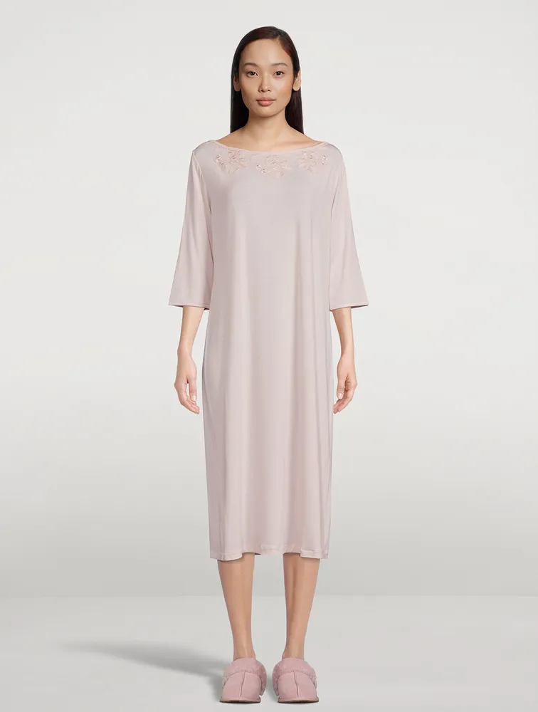 Lace-Trimmed Nightgown