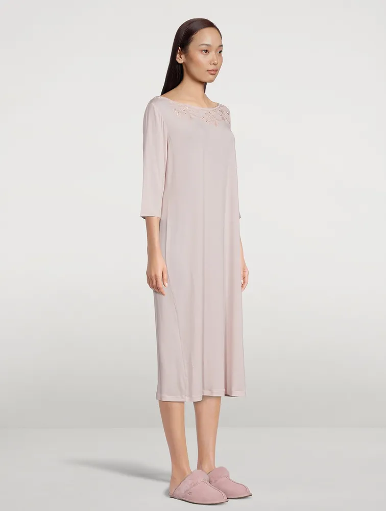 Lace-Trimmed Nightgown